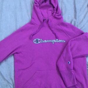 Magenta champion hoodie
